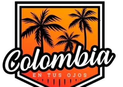 Logotipo de Colombia en tus Ojos Tours, agencia de tours en Medellín