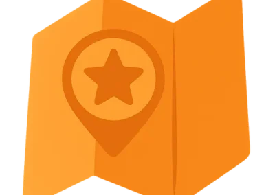Icono de itinerarios personalizados y rutas privadas en Colombia